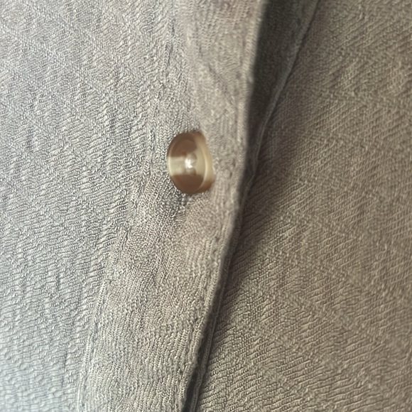 New grace & love button down light gray blouse - Picture 4 of 16